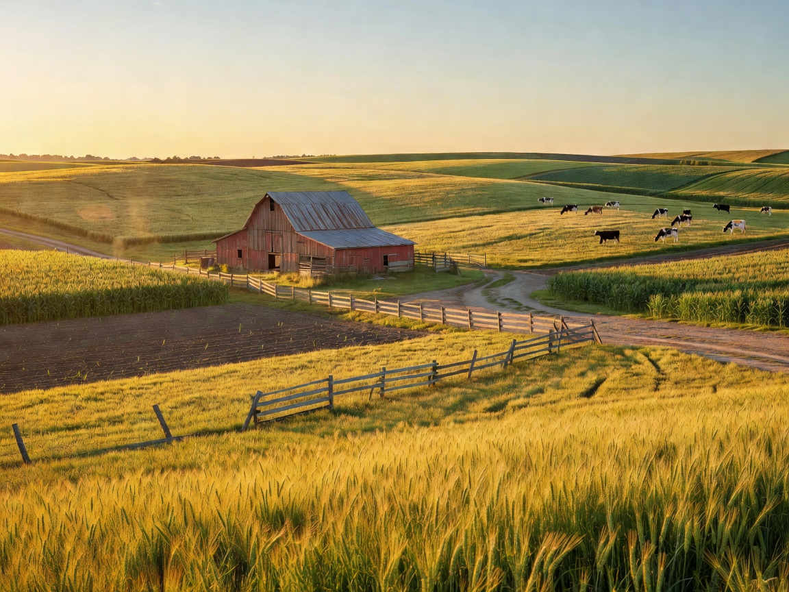 Farm Slot realistic countryside landscape